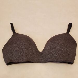 Victoria's Secret 34DD Marled Charcoal Lightly Lined Wireless Multiway Bra